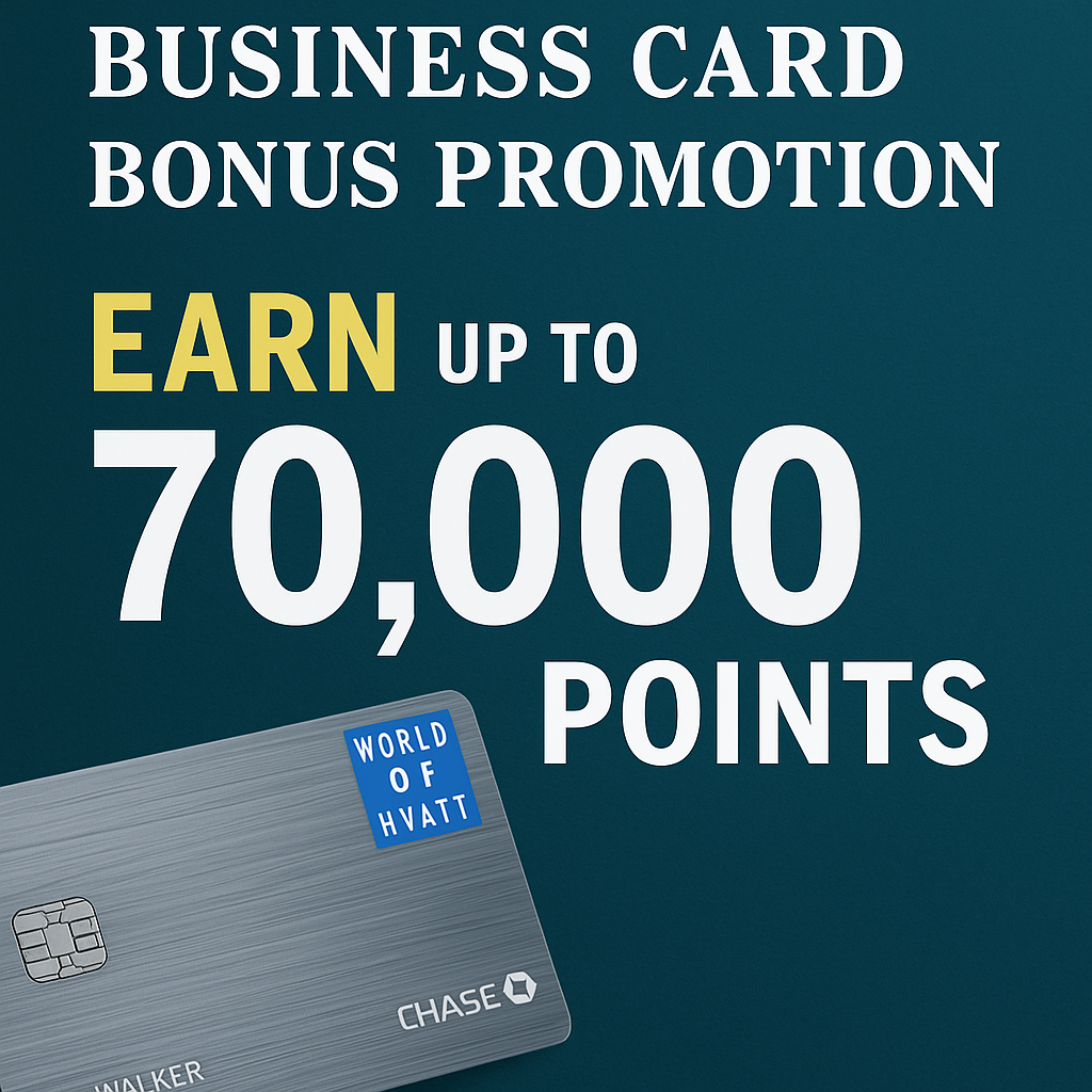 Hyatt Business Card Bonus Promotion Improved: Acquire As Much As 70,000 Points