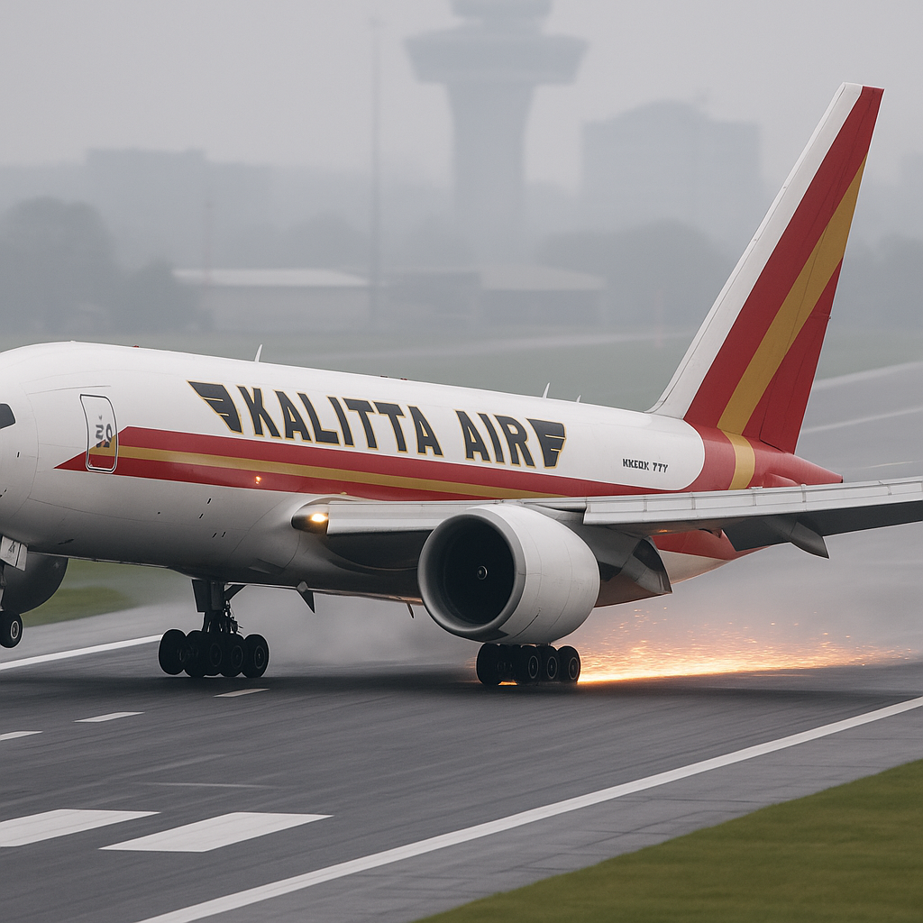 Kalitta Air Boeing 777 Encounters Rare Tail Strike and Following Missed Approach