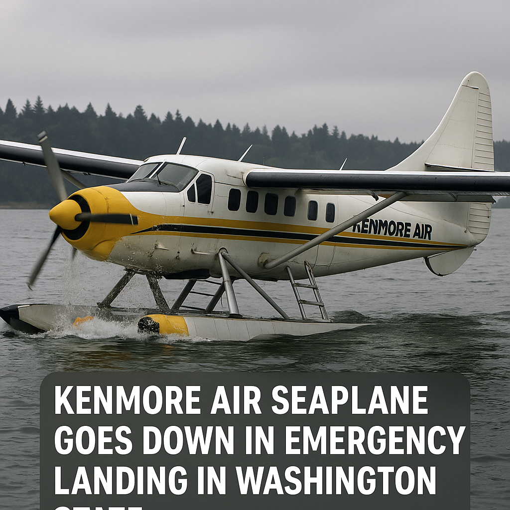 Kenmore Air Seaplane Goes Down in Emergency Landing in Washington State