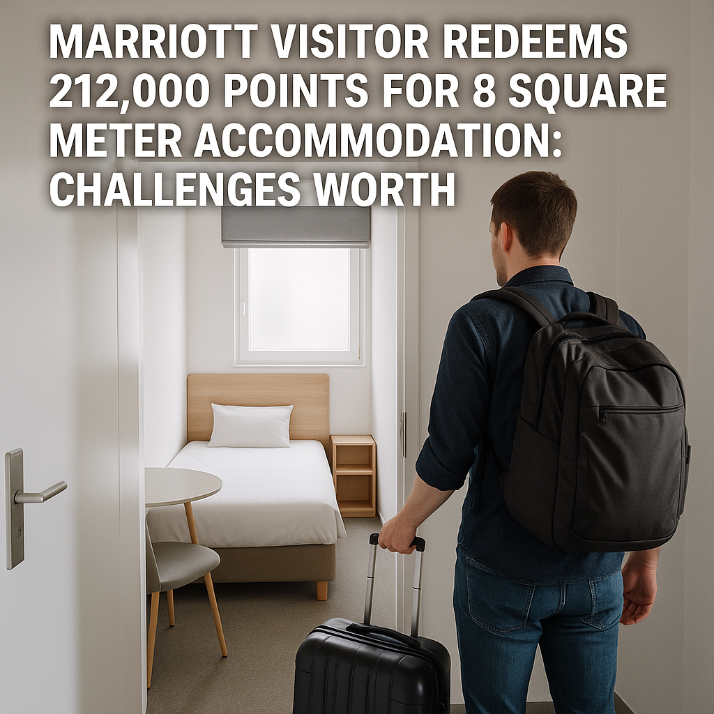 Marriott Visitor Redeems 212,000 Points for 8 Square Meter Accommodation: Challenges Worth