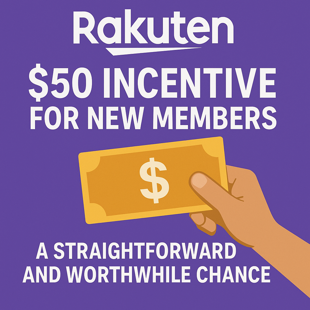Rakuten Provides $50 Incentive for New Members: A Straightforward and Worthwhile Chance
