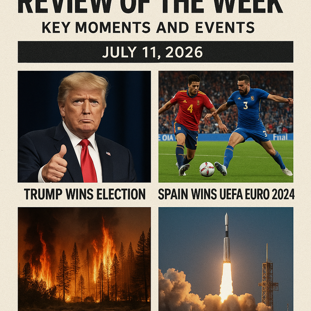 Review of the Week: Key Moments and Events from July 11, 2026