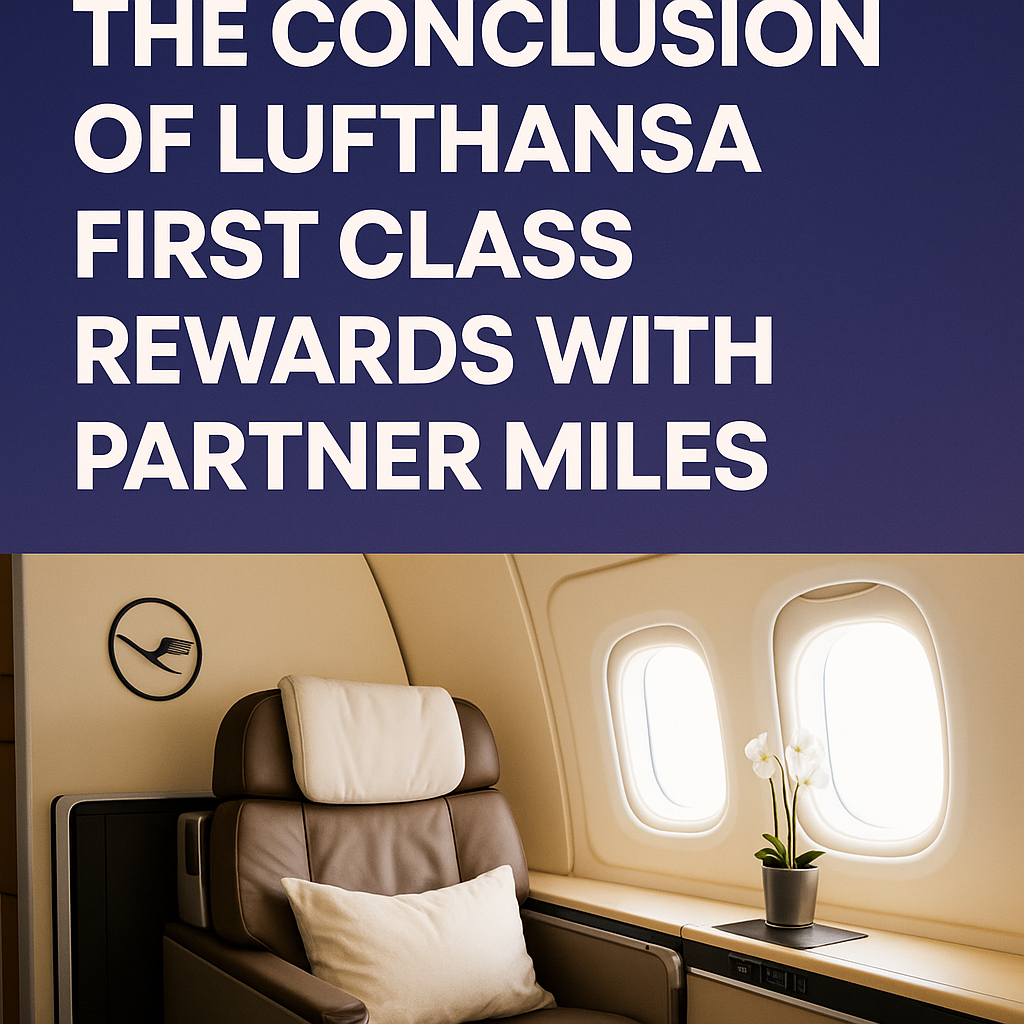 The Conclusion of Lufthansa First Class Rewards with Partner Miles
