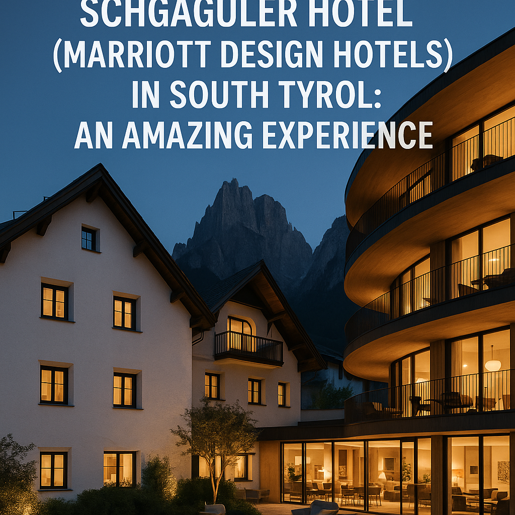 Thorough Examination of Schgaguler Hotel (Marriott Design Hotels) in South Tyrol: An Amazing Experience