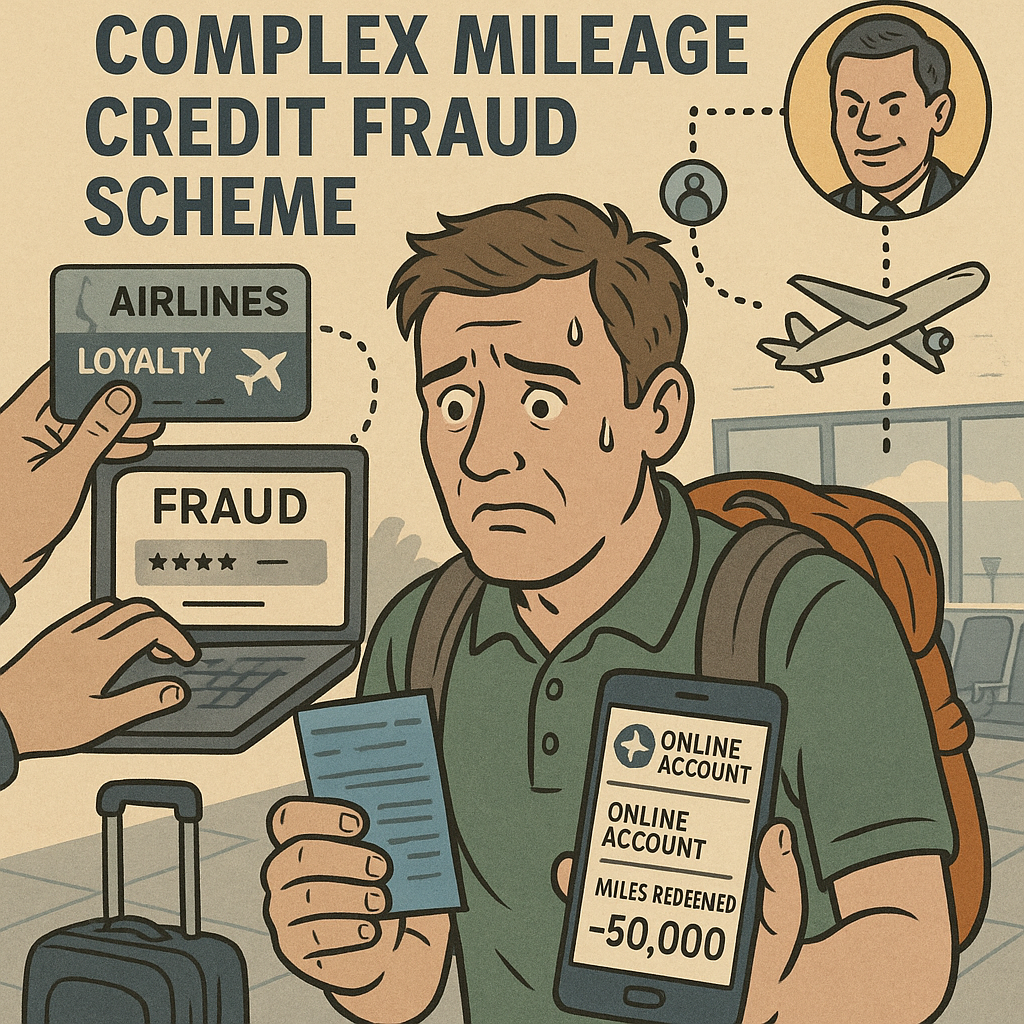 Traveler Becomes Victim of Complex Mileage Credit Fraud Scheme