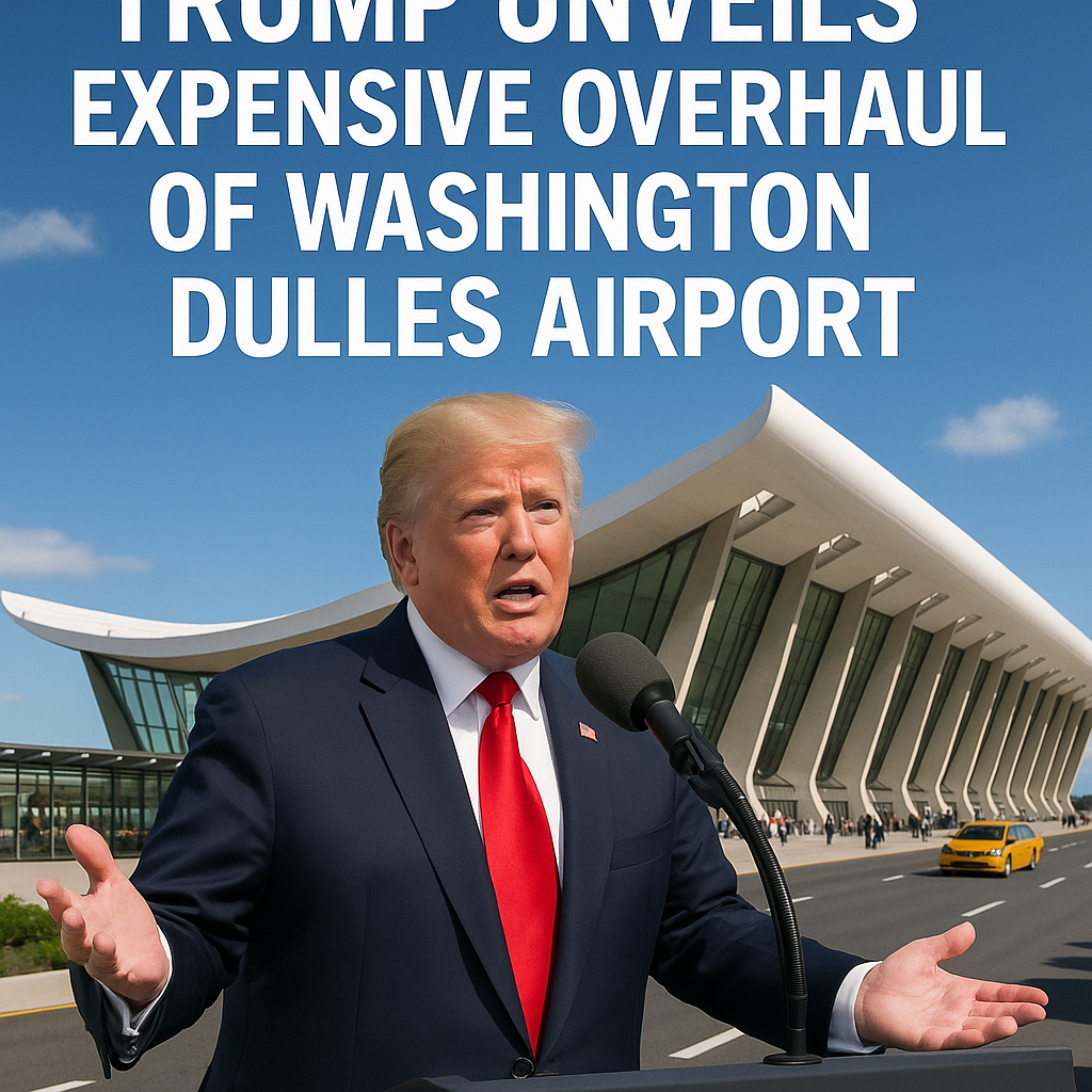 Trump Unveils Expensive Overhaul of Washington Dulles Airport