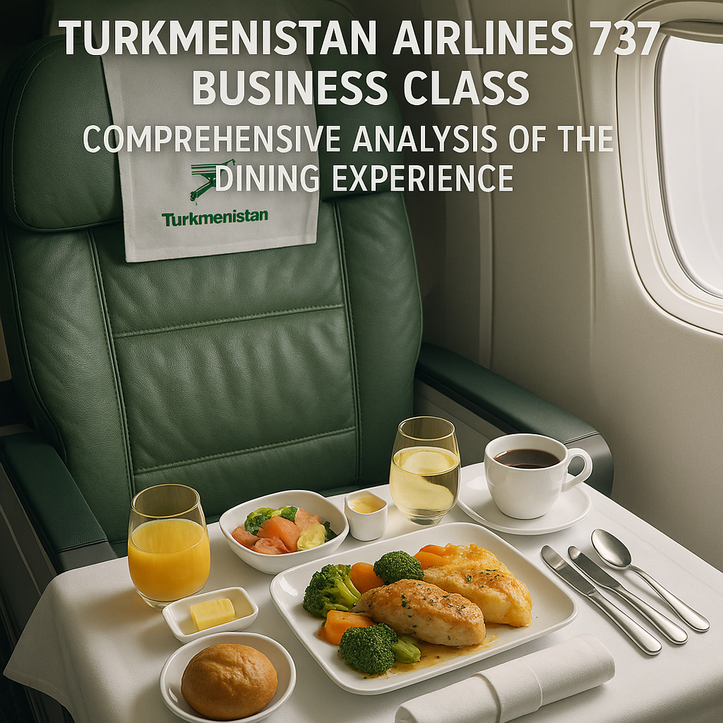 Turkmenistan Airlines 737 Business Class: Comprehensive Analysis of the Dining Experience