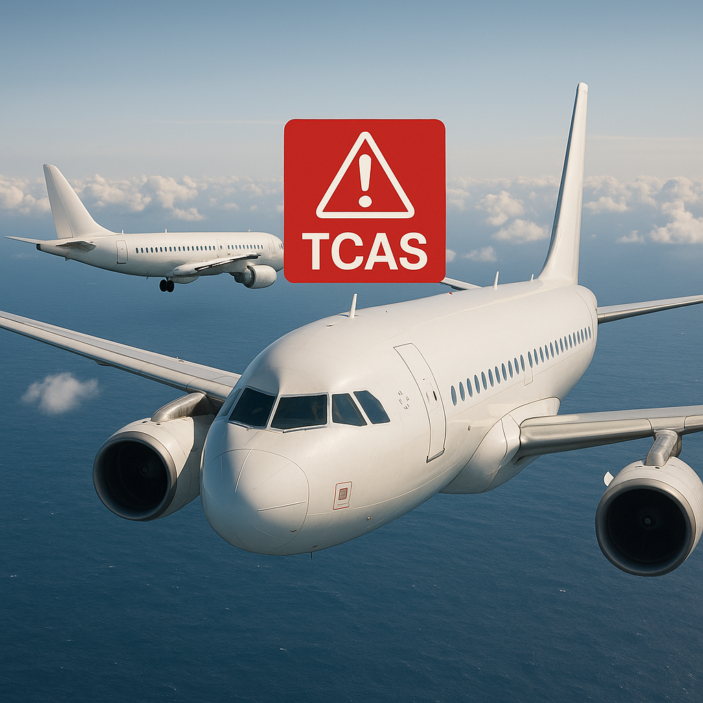 Two Aircraft Encounter Close Call Over Atlantic, Triggering TCAS Alert