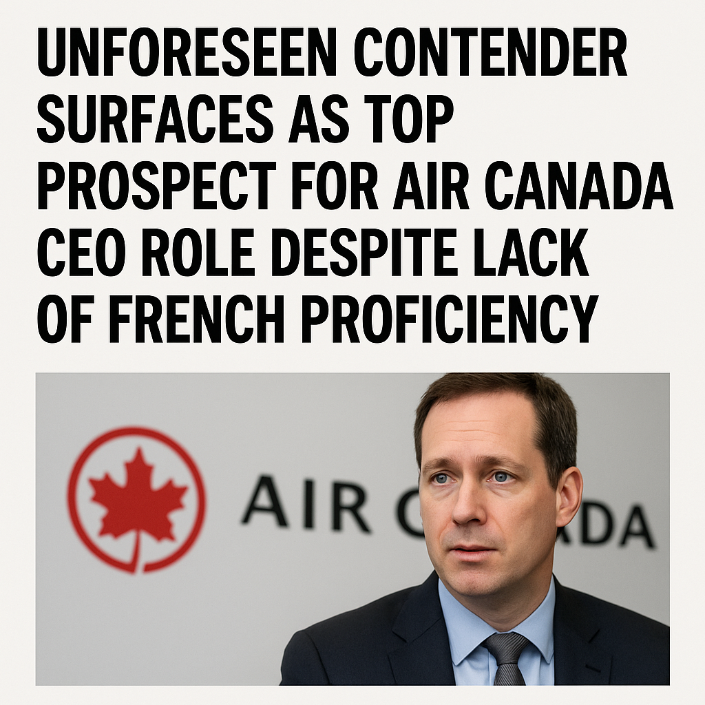 Unforeseen Contender Surfaces as Top Prospect for Air Canada CEO Role Despite Lack of French Proficiency