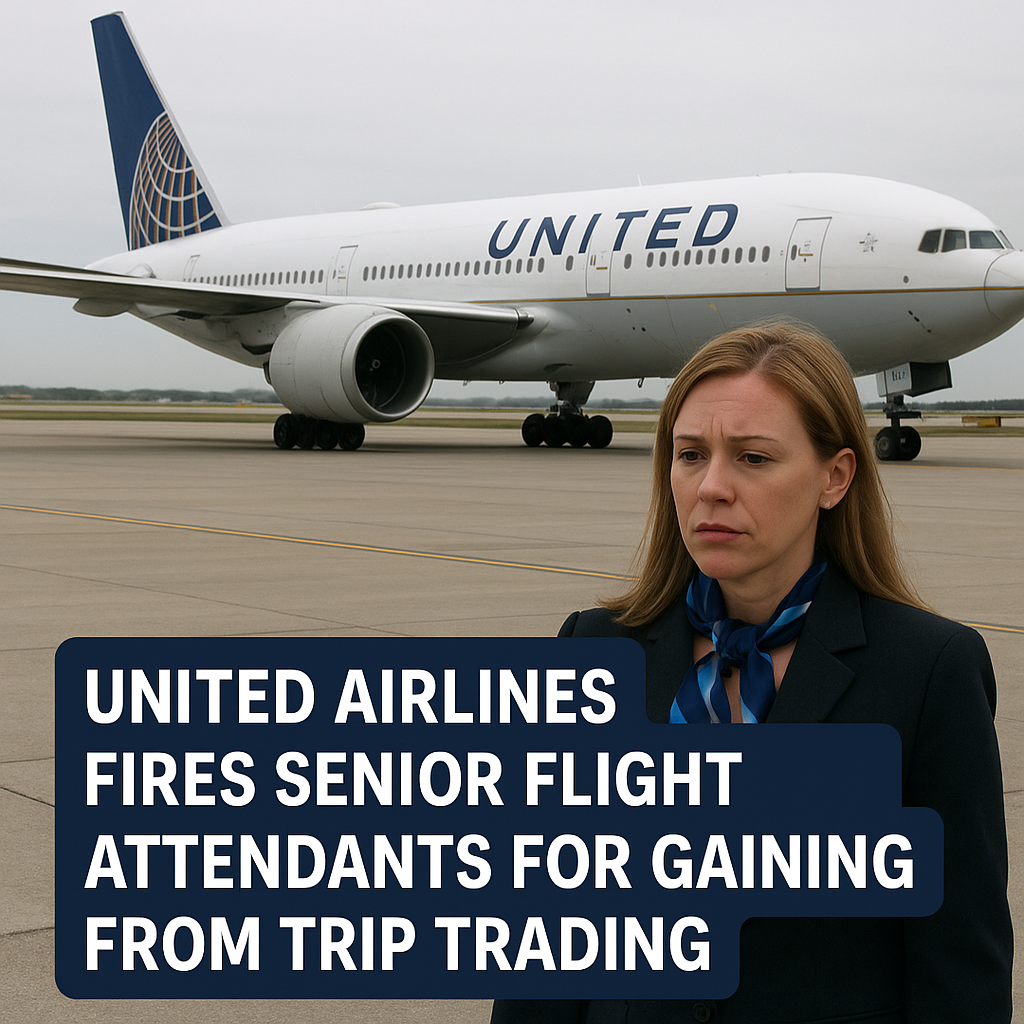 United Airlines Fires Senior Flight Attendants for Gaining from Trip Trading
