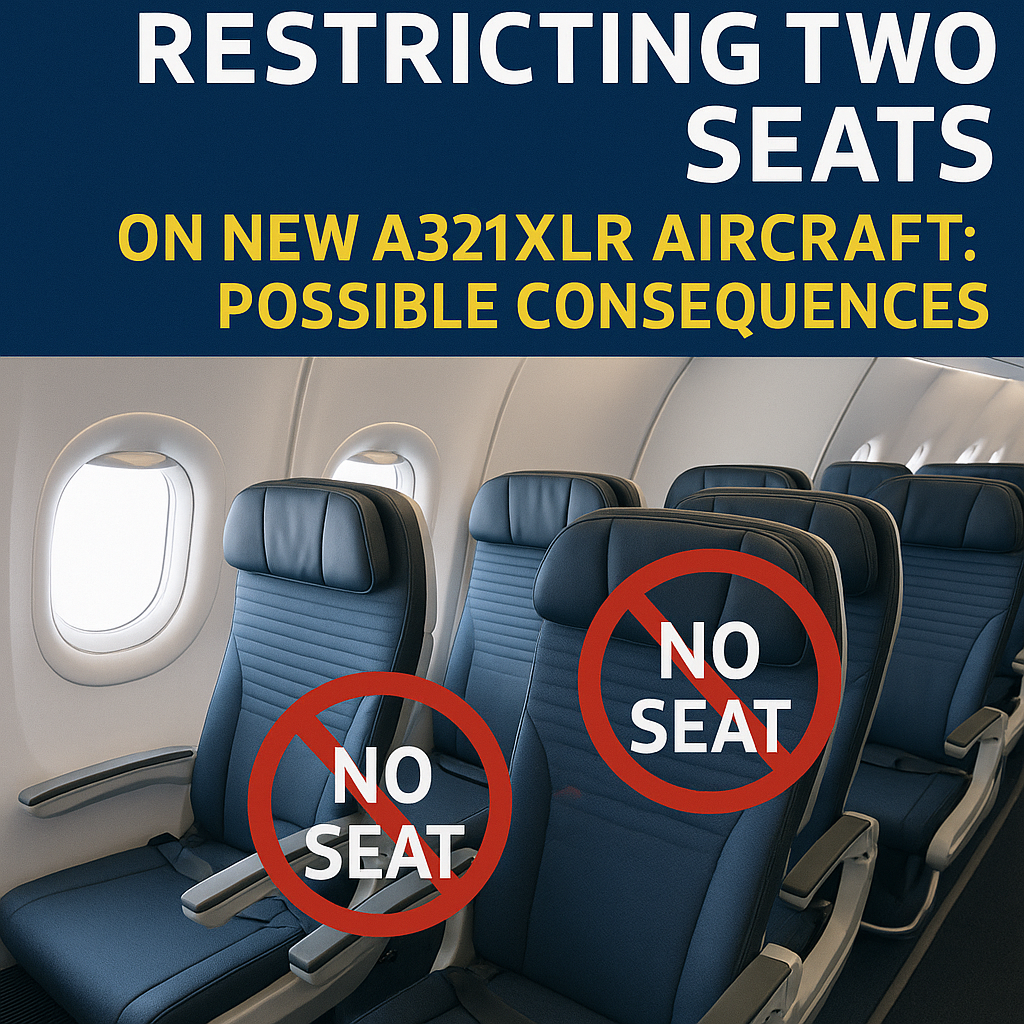United Airlines Restricting Two Seats on New A321XLR Aircraft: Possible Consequences