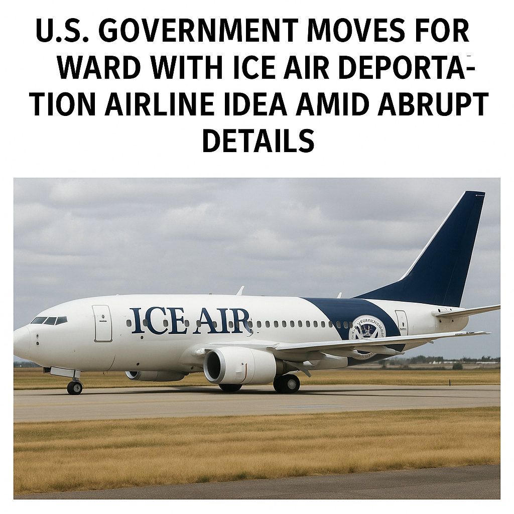 US Government Moves Forward with ICE Air Deportation Airline Idea Amid Abrupt Details