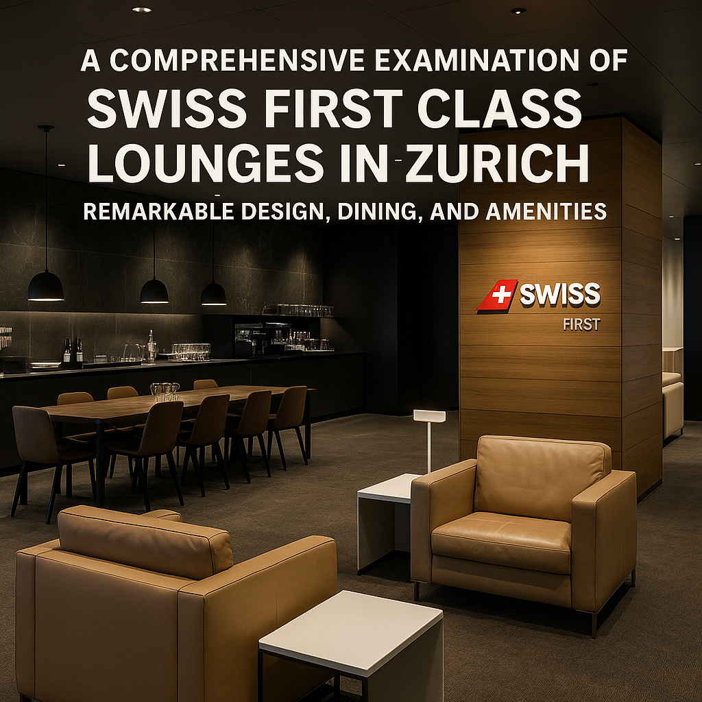 A Comprehensive Examination of SWISS First Class Lounges in Zurich: Remarkable Design, Dining, and Amenities