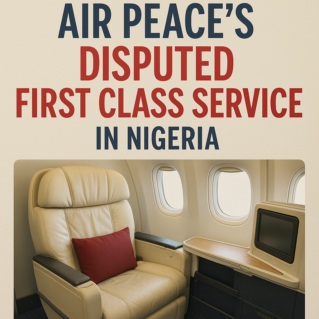 A Review of Air Peace’s Disputed First Class Service in Nigeria
