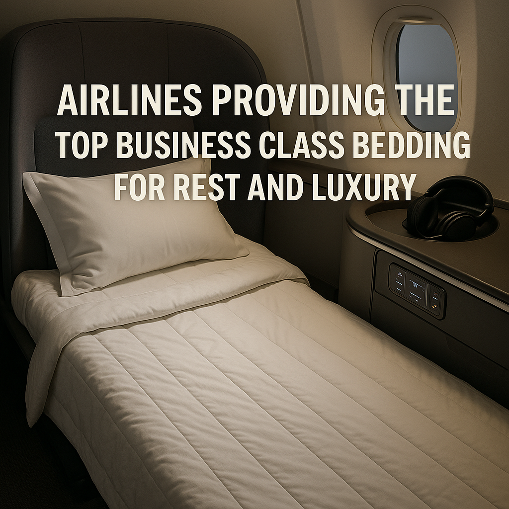 Airlines Providing the Top Business Class Bedding for Rest and Luxury