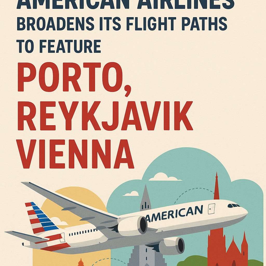 American Airlines Broadens Its Flight Paths to Feature Porto, Reykjavik, and Vienna