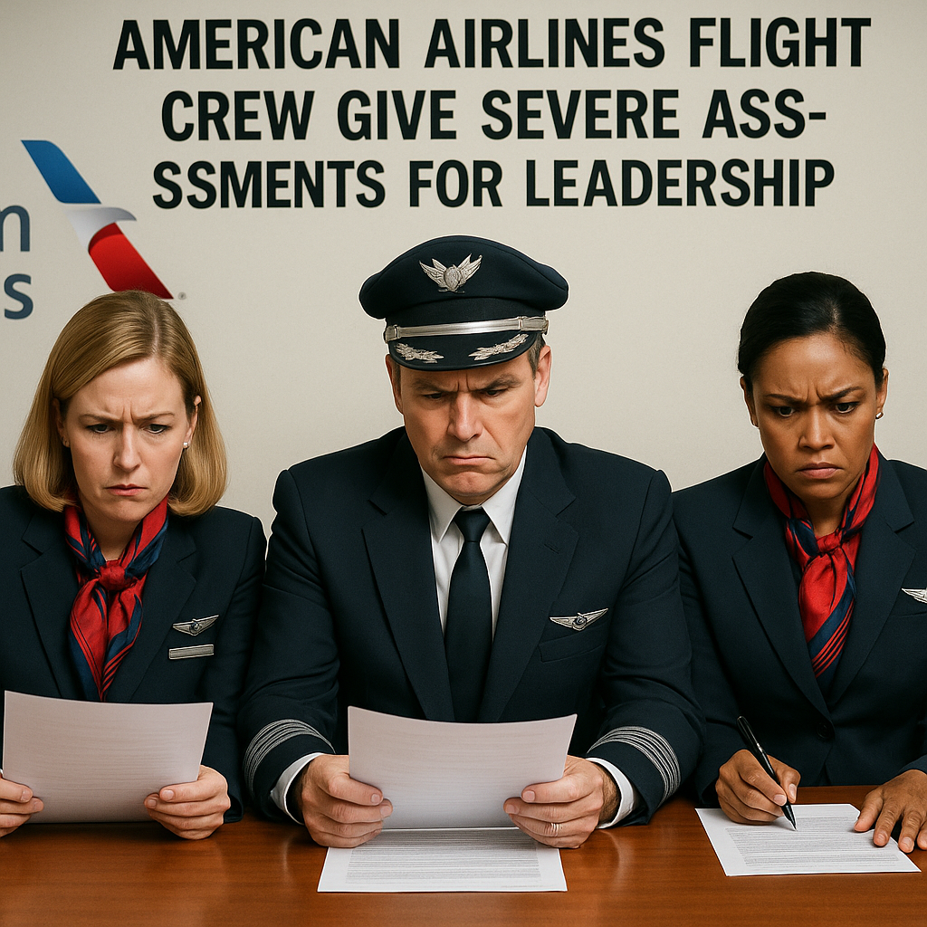 American Airlines Flight Crew Give Severe Assessments for Leadership