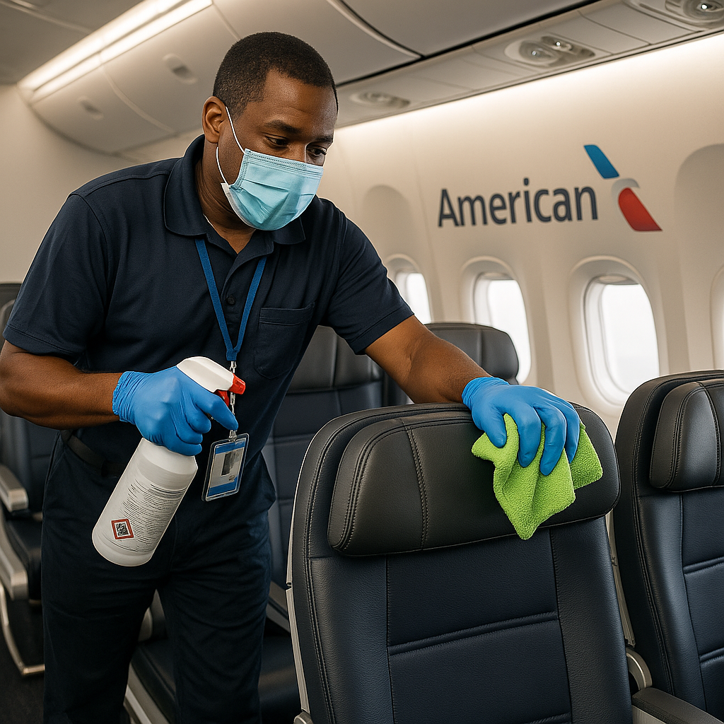 American Airlines Improves Aircraft Cabin Upkeep and Sanitation