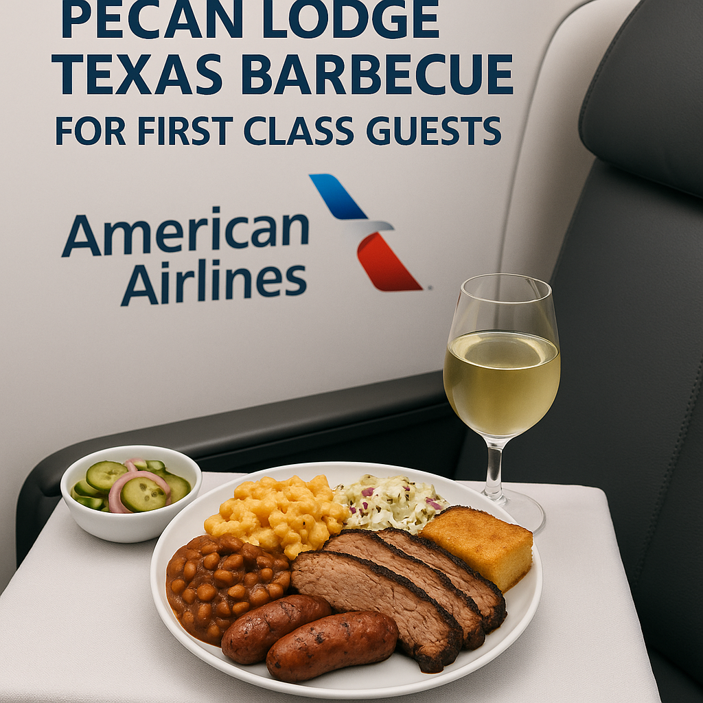 American Airlines Unveils Pecan Lodge Texas Barbecue for First Class Guests