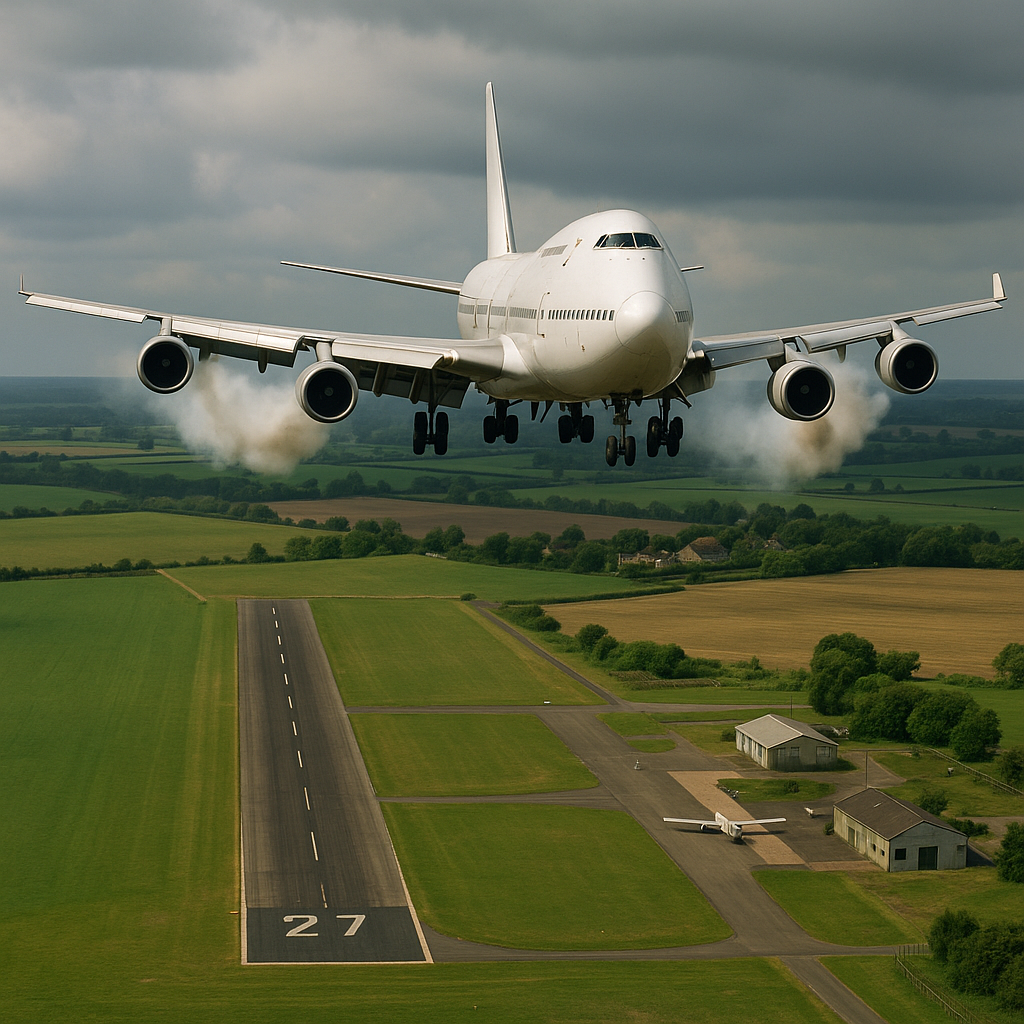 Boeing 747 Erroneously Approaches Wrong Airport, Encounters Fuel Depletion Crisis
