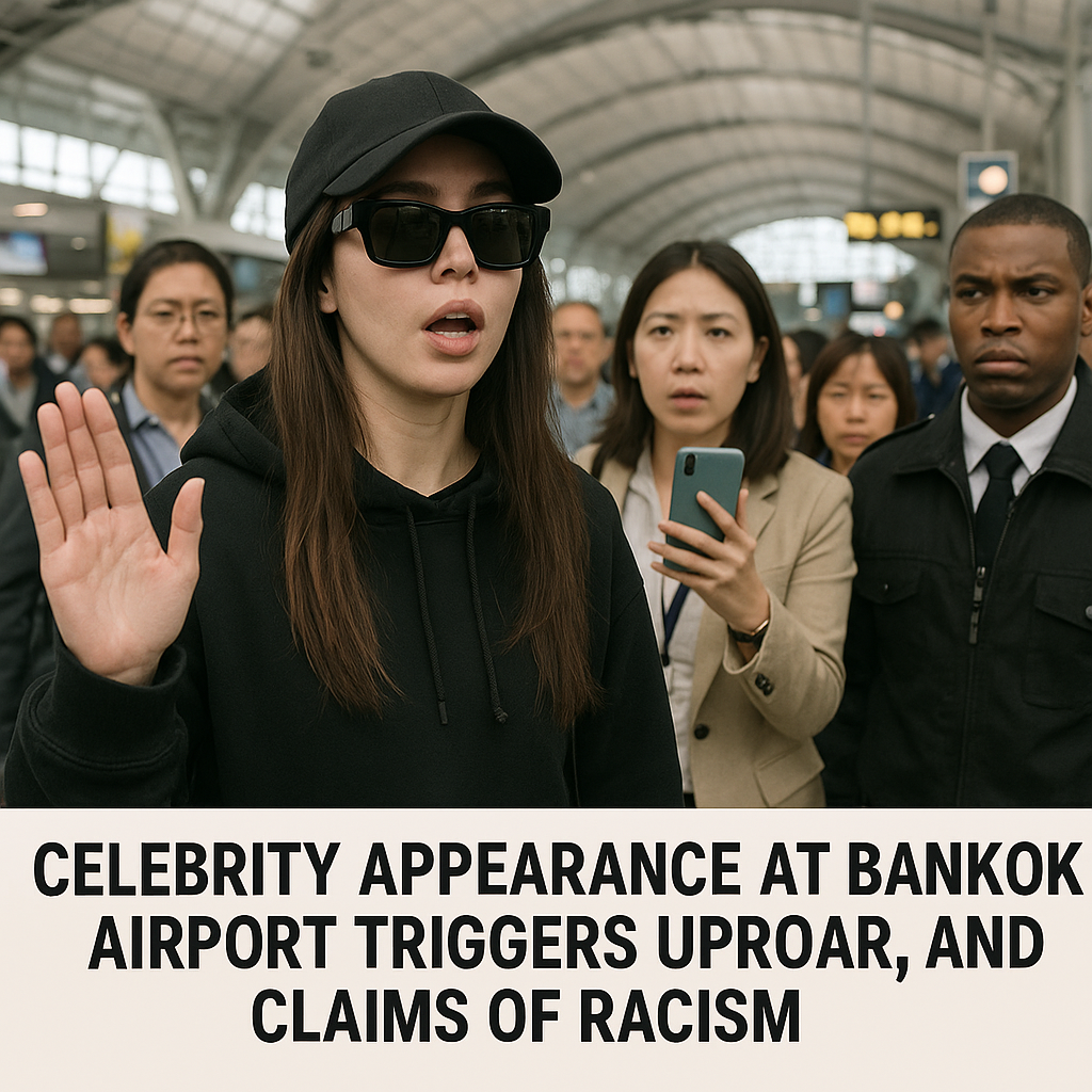 Celebrity Appearance at Bangkok Airport Triggers Uproar, Boarding Refusal, and Claims of Racism