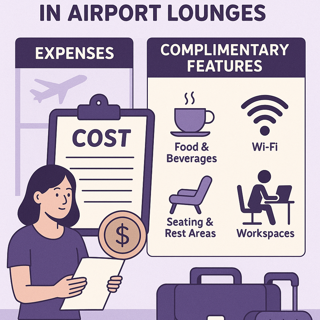 Comprehending the Expenses and Complimentary Features in Airport Lounges