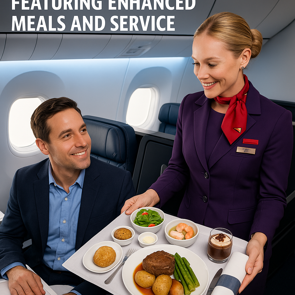 Delta to Introduce Improved Business Class Soft Product Featuring Enhanced Meals and Service