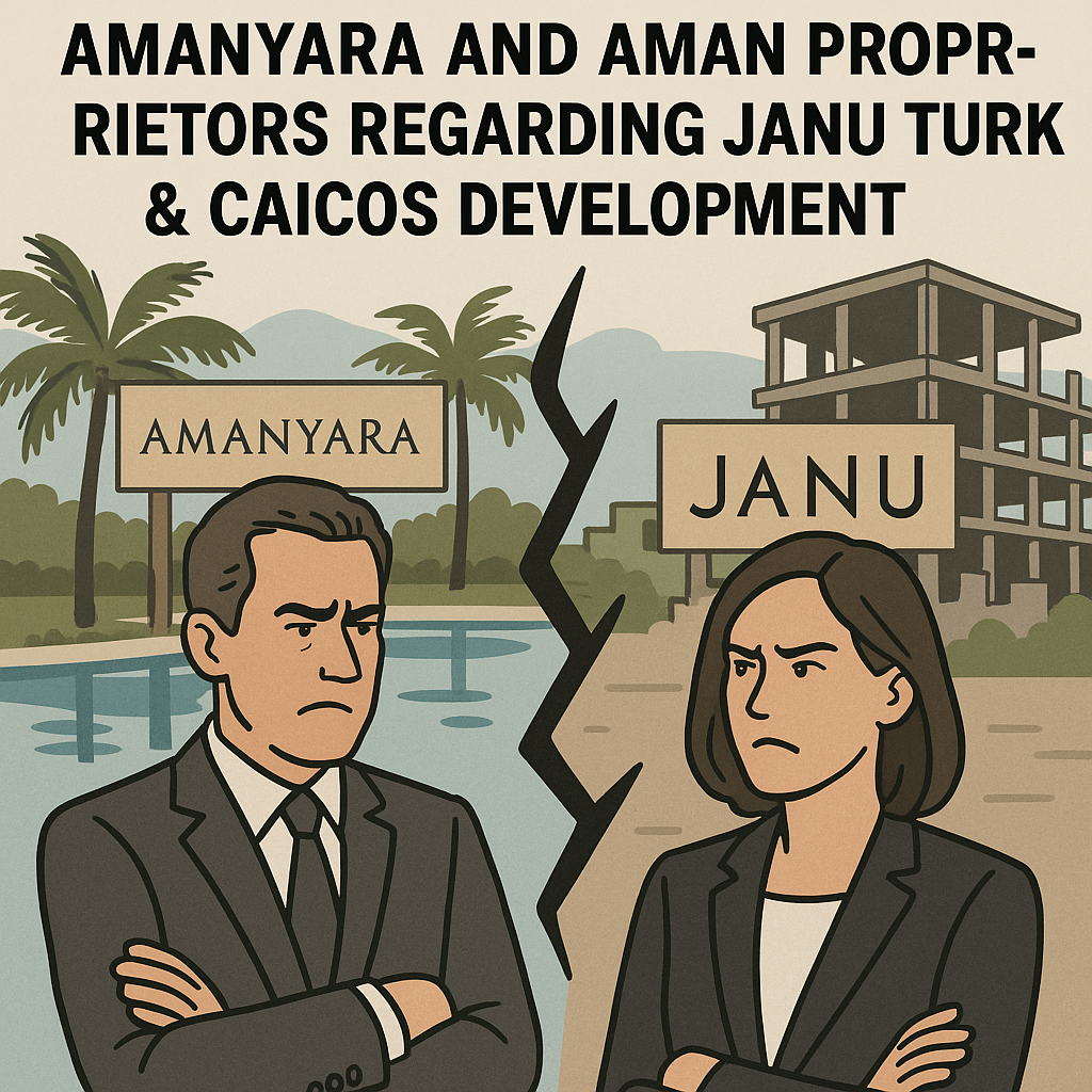Disagreement Emerges Between Amanyara and Aman Proprietors Regarding Janu Turks & Caicos Development