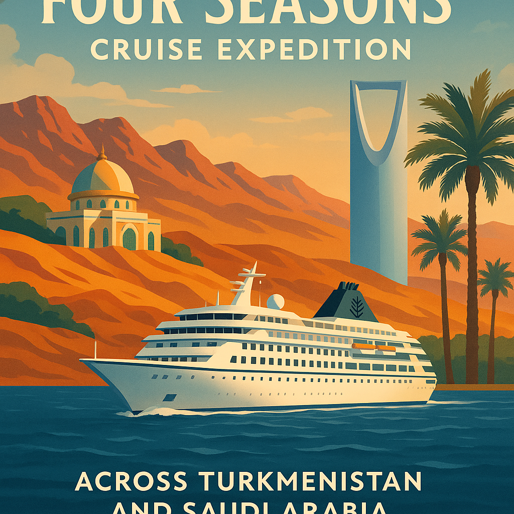 Four Seasons Cruise Expedition Across Turkmenistan and Saudi Arabia