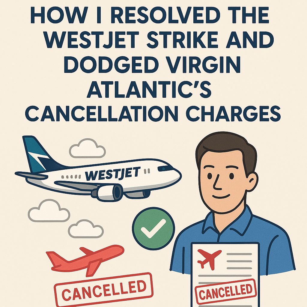 How I Resolved the WestJet Strike and Dodged Virgin Atlantic’s Cancellation Charges