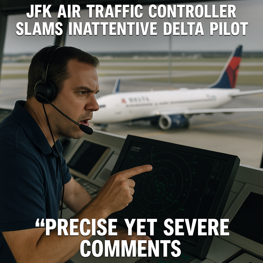 JFK Air Traffic Controller Slams Inattentive Delta Pilot: Precise Yet Severe Comments