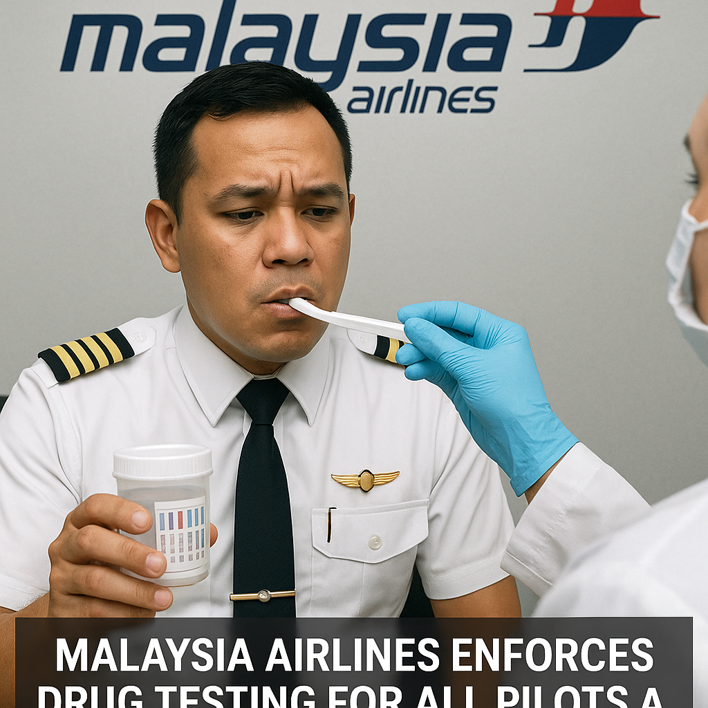 Malaysia Airlines Enforces Drug Testing for All Pilots After Arrest of Pilot for Drug Trafficking