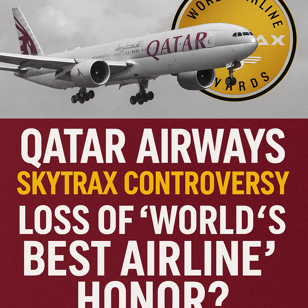Qatar Airways and Skytrax Controversy: Loss of “World’s Best Airline” Honor?