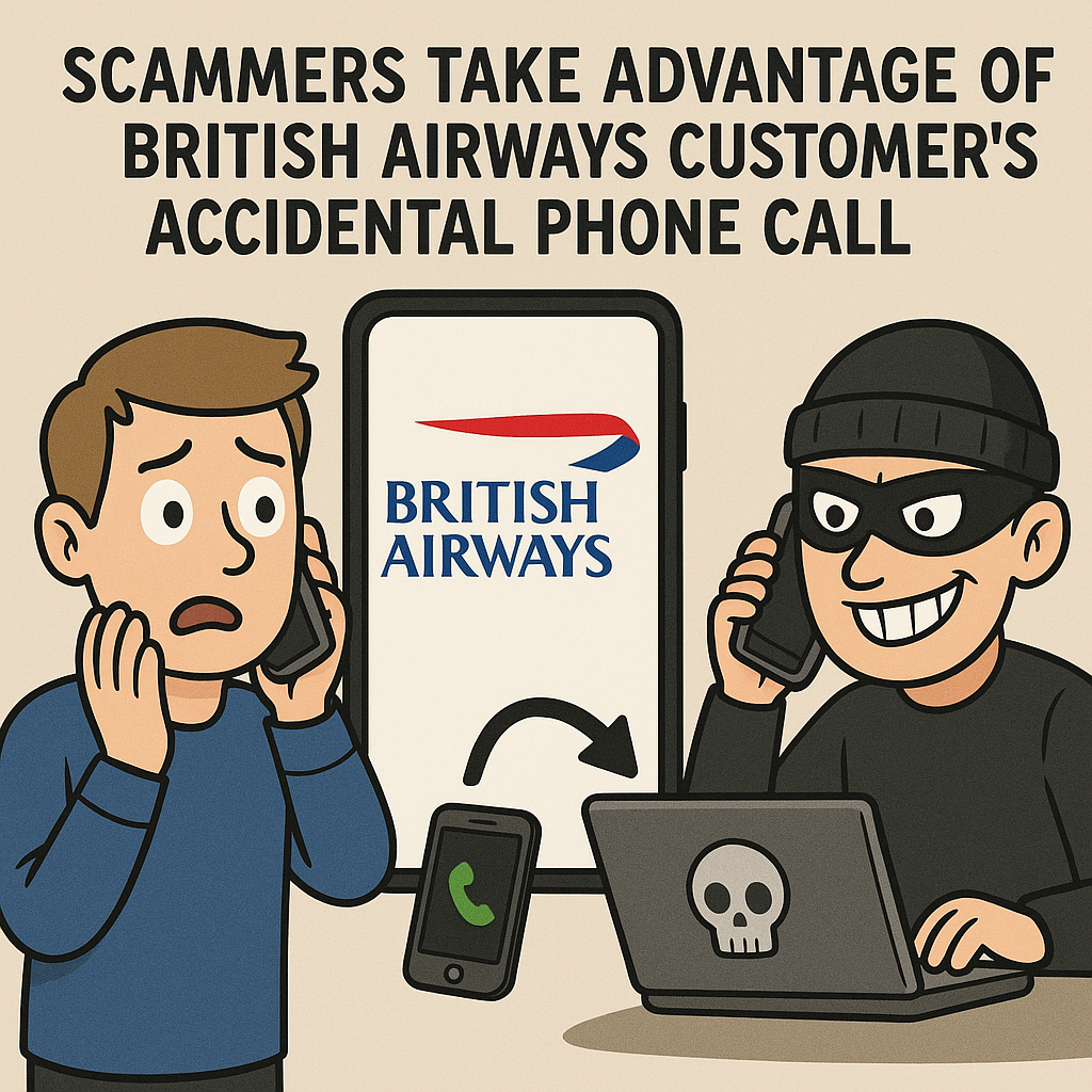 Scammers Take Advantage of British Airways Customer’s Accidental Phone Call