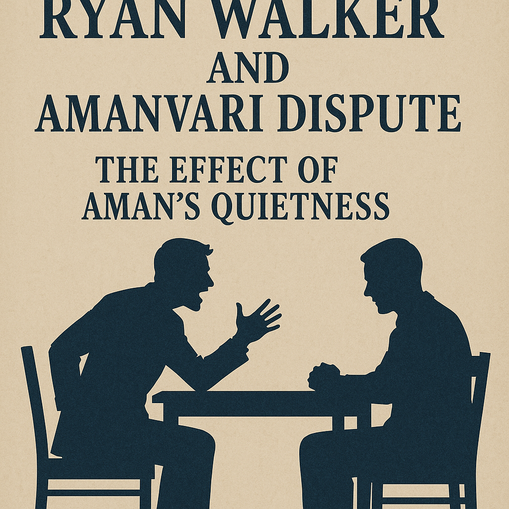 The Ryan Walker and Amanvari Dispute: The Effect of Aman’s Quietness