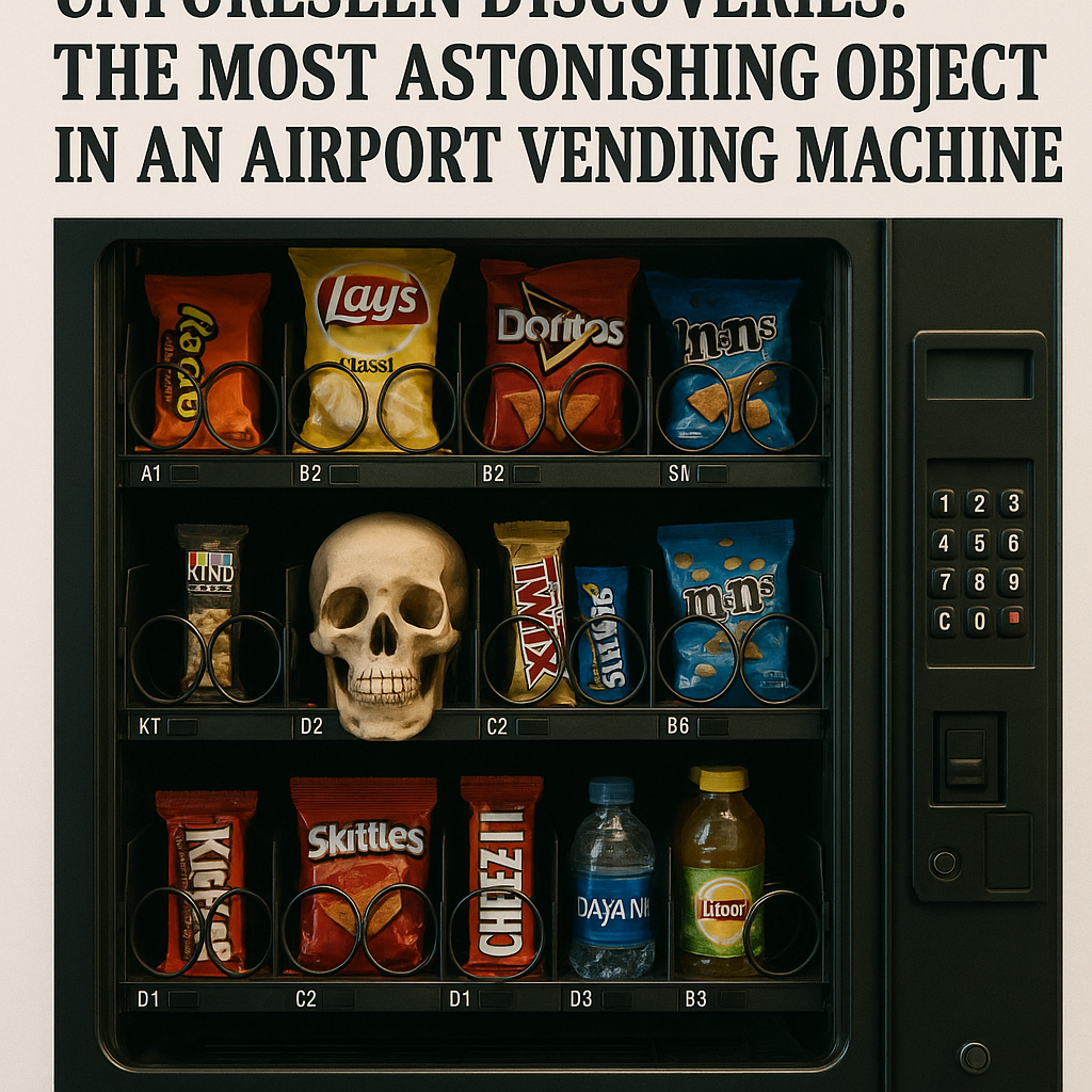 Unforeseen Discoveries: The Most Astonishing Object in an Airport Vending Machine