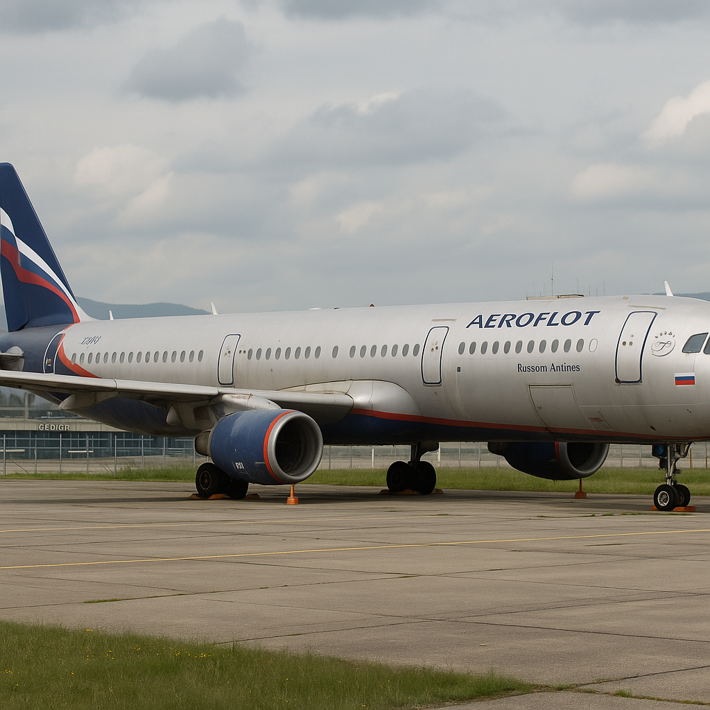 Aeroflot Airbus A321 Left Behind at Geneva Airport Probably Permanently Inactive