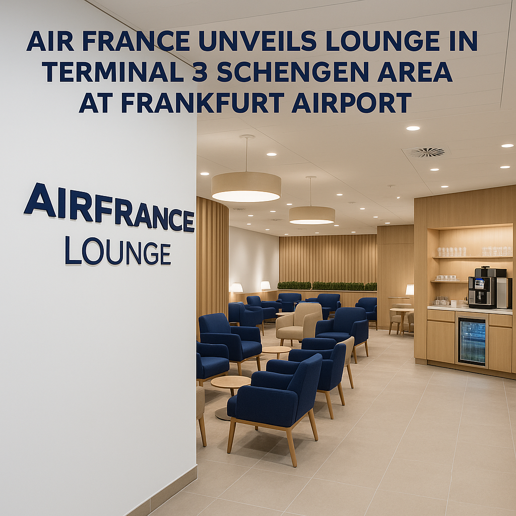 Air France Unveils Lounge in Terminal 3 Schengen Area at Frankfurt Airport