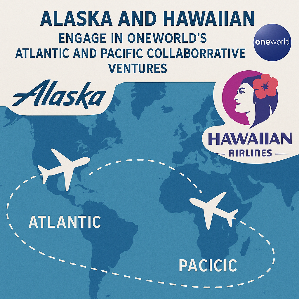 Alaska and Hawaiian Airlines to Engage in Oneworld’s Atlantic and Pacific Collaborative Ventures