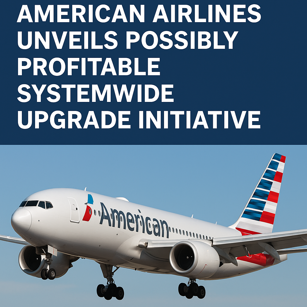 American Airlines Unveils Possibly Profitable Systemwide Upgrade Initiative
