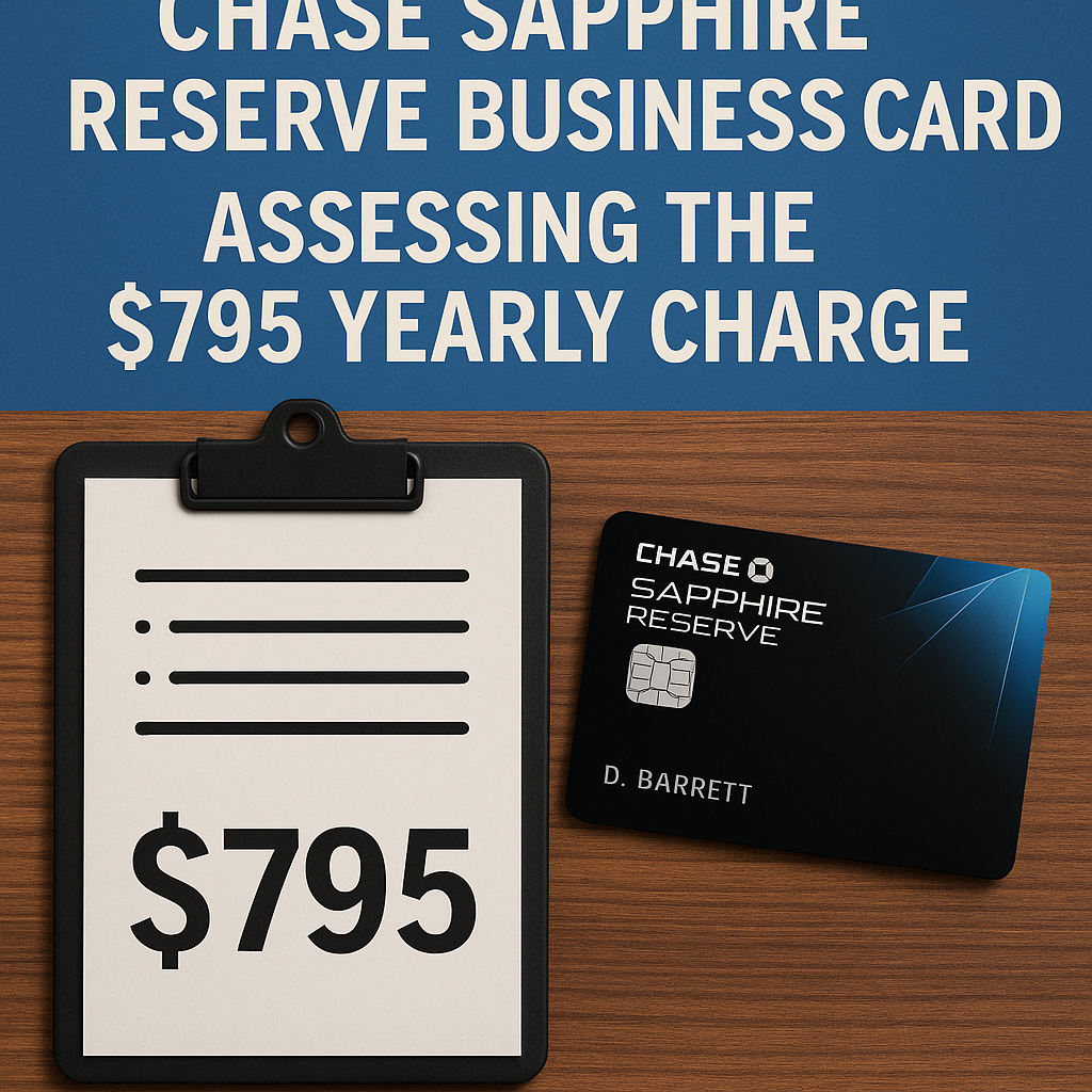 Analysis of the Chase Sapphire Reserve Business Card: Assessing the $795 Yearly Charge