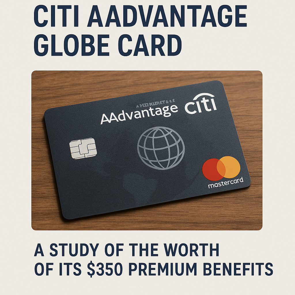Assessing the Citi AAdvantage Globe Card: A Study of the Worth of Its $350 Premium Benefits
