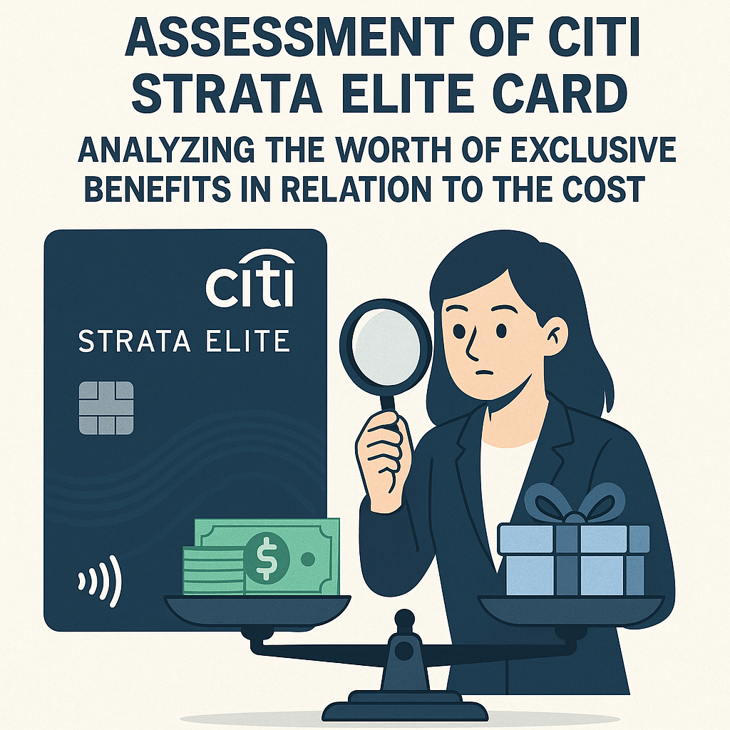 Assessment of Citi Strata Elite Card: Analyzing the Worth of Exclusive Benefits in Relation to the Cost