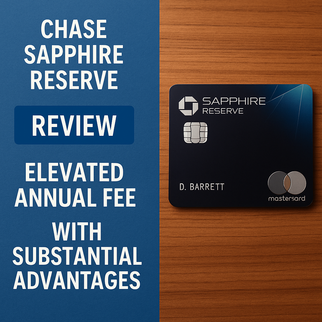 Chase Sapphire Reserve Card Review: Elevated Annual Fee with Substantial Advantages