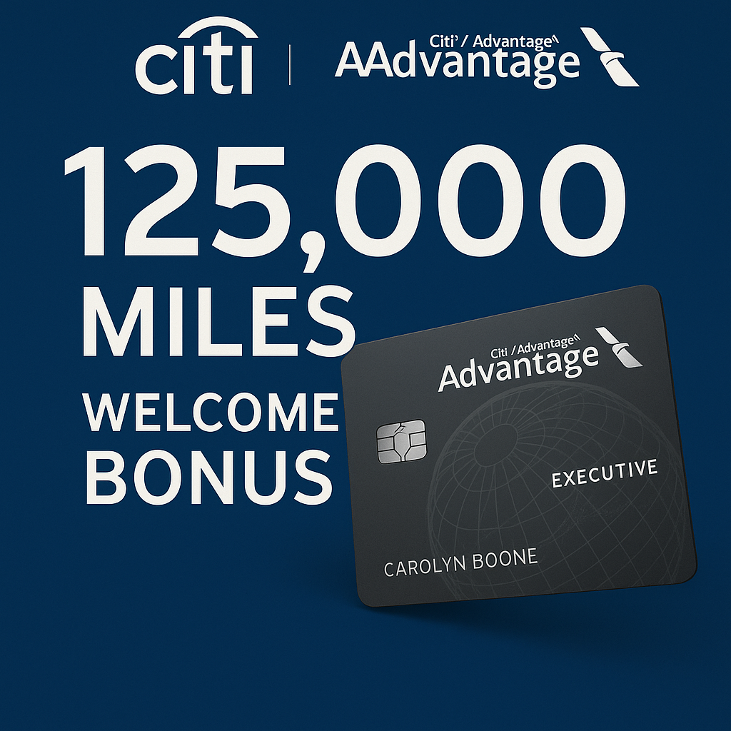 Citi AAdvantage Executive Card Unveils Unmatched 125,000 Miles Welcome Bonus