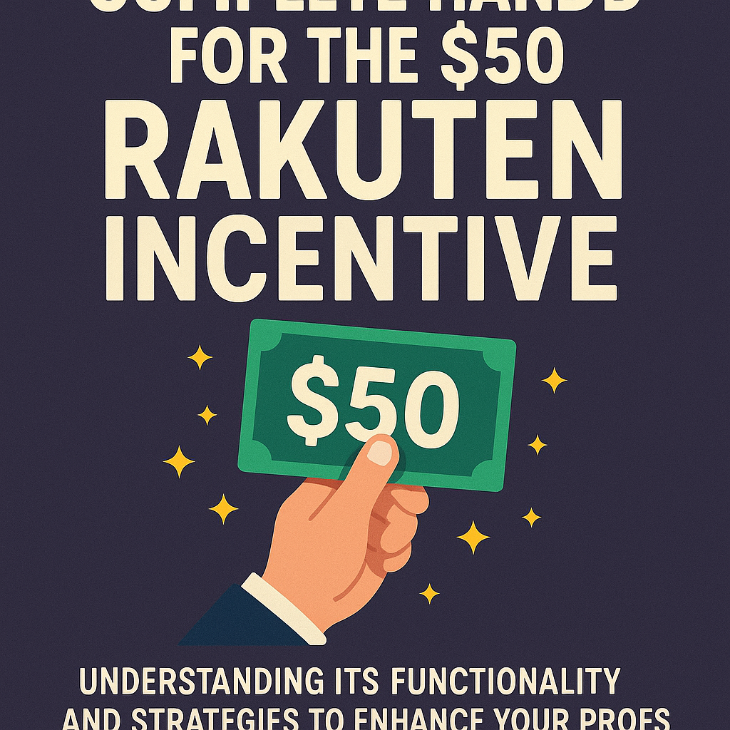 Complete Handbook for the $50 Rakuten Incentive: Understanding Its Functionality and Strategies to Enhance Your Profits