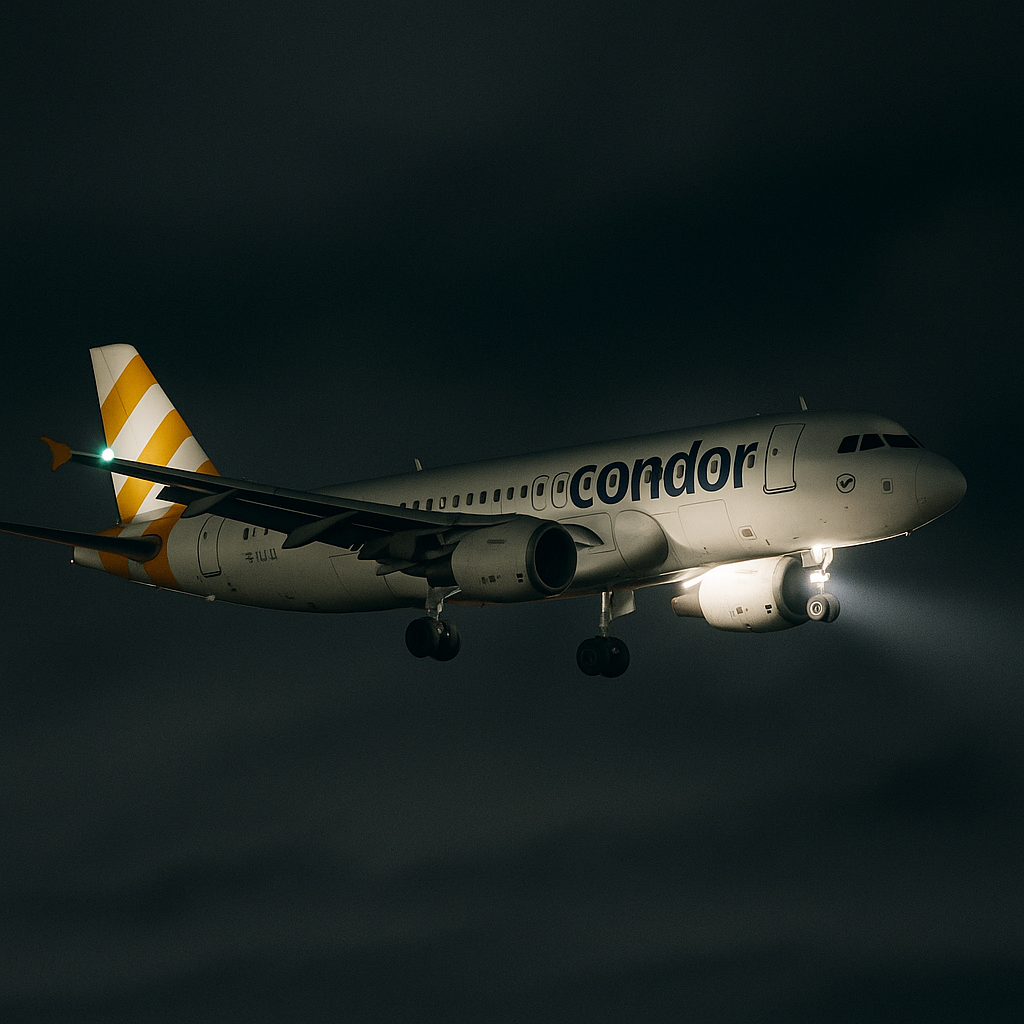 Condor A320 Skirts Frankfurt Curfew by Moments, Leading to Midnight Diversion and Lengthened Bus Ride