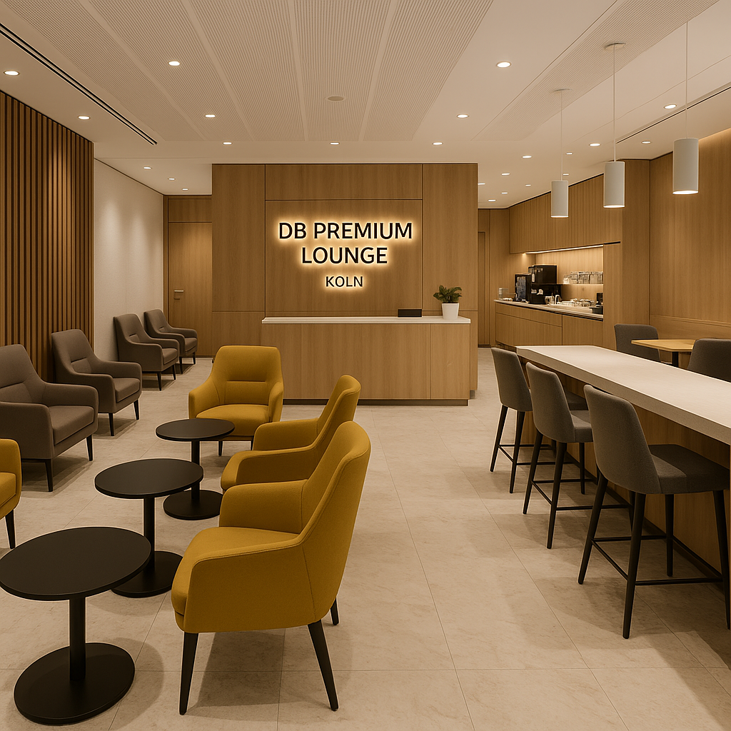 Critique of the Recently Refurbished Deutsche Bahn DB Premium Lounge in Cologne