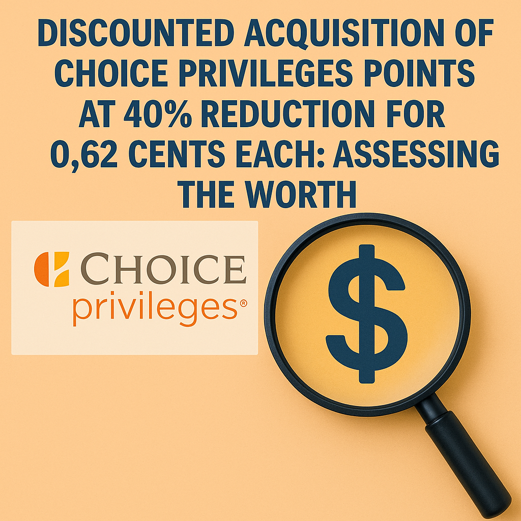 Discounted Acquisition of Choice Privileges Points at 40% Reduction for 0.62 Cents Each: Assessing the Worth