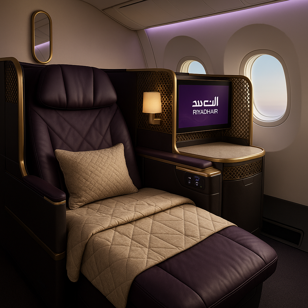 Evaluation of Riyadh Air’s Boeing 787 Business Class: An Elegant and Opulent Air Travel Experience
